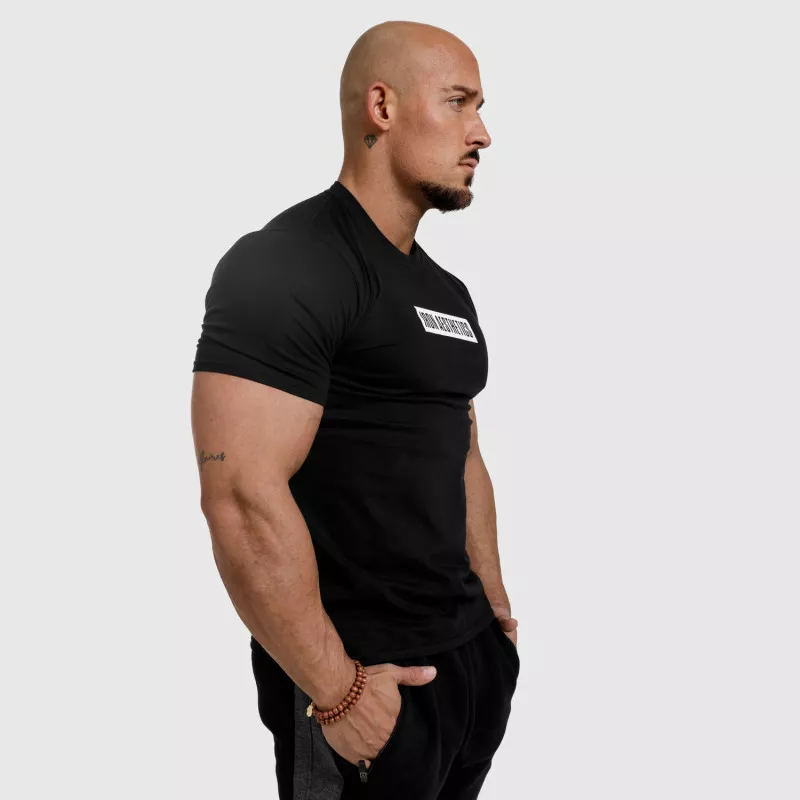 Férfi fitness póló Iron Aesthetics Boxed, fekete-5