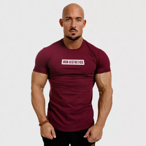 Férfi fitness póló Boxed, bordó