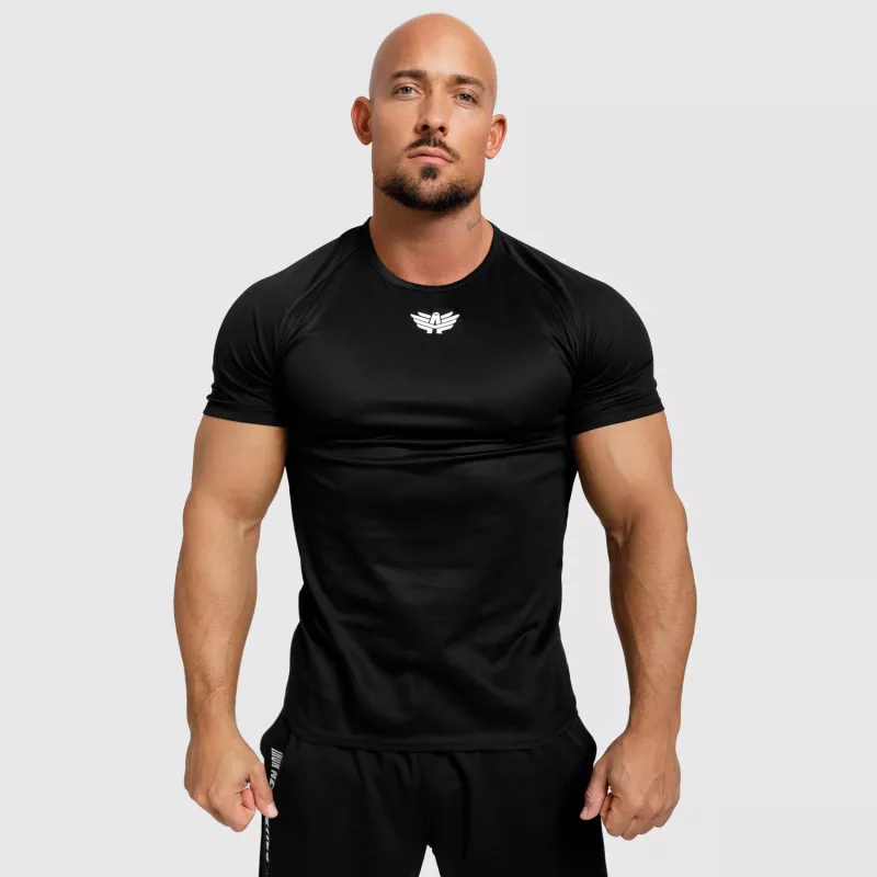 Férfi funkcionális póló Iron Aesthetics Performance, fekete-1
