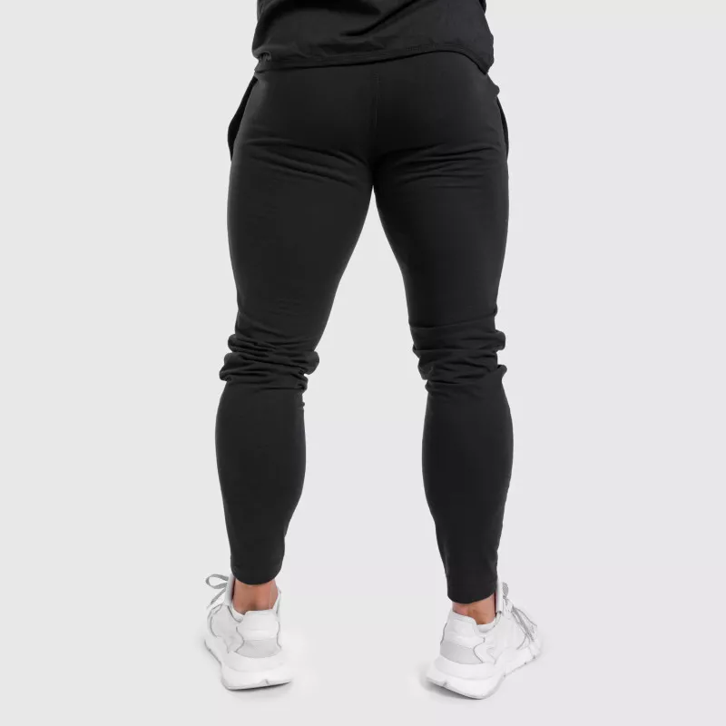 Férfi Slim Fit melegítőnadrág Beyond the Future, fekete-3