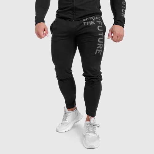Férfi Slim Fit melegítőnadrág Beyond the Future, fekete