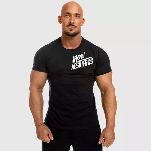 Férfi fitness póló Splash, fekete