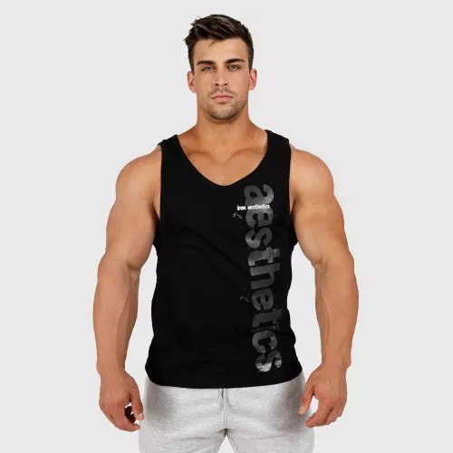 Férfi fitness atléta Cross, fekete