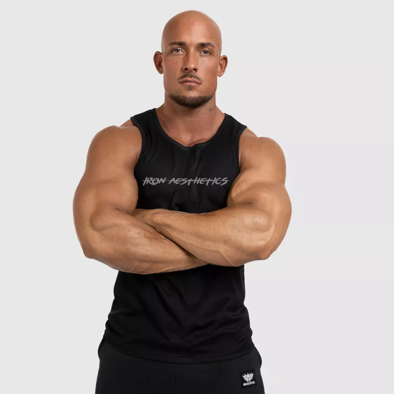 Férfi funkcionális atléta Iron Aesthetics Sporty, fekete-3