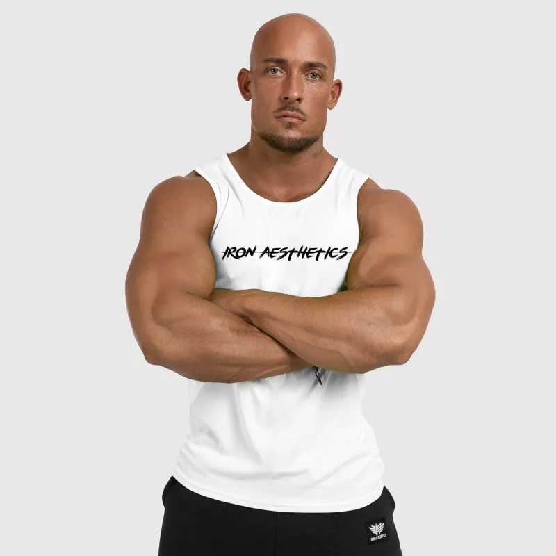 Férfi funkcionális atléta Iron Aesthetics Sporty, fehér-3