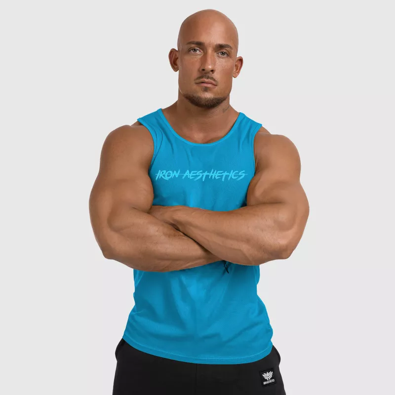 Férfi funkcionális atléta Iron Aesthetics Sporty, aqua kék-3