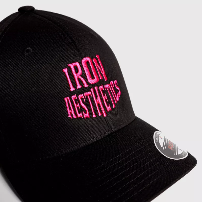 Siltes sapka Iron Aesthetics Groove, black&pink-7