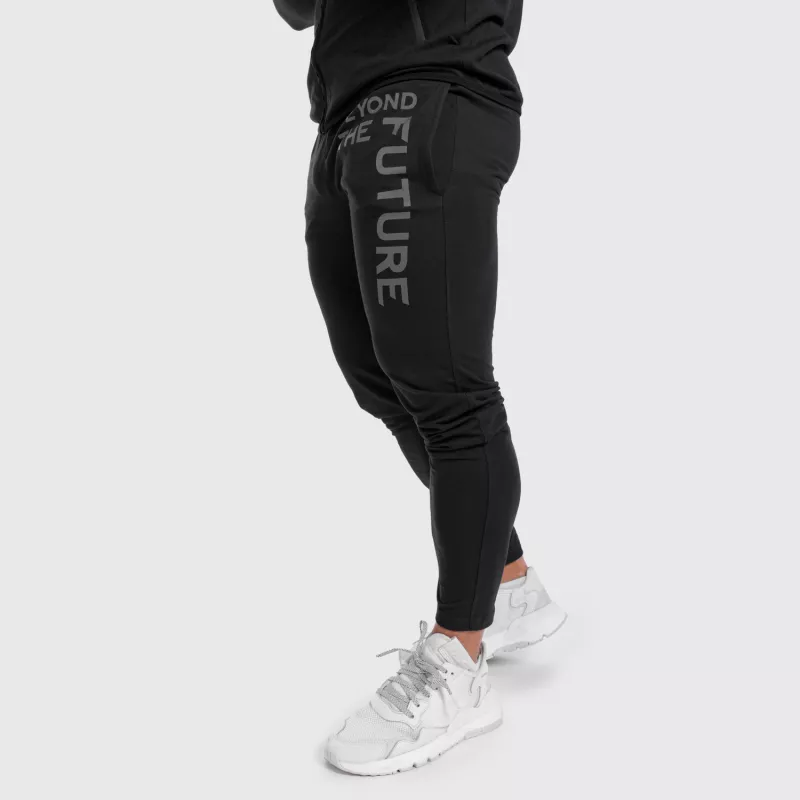 Férfi Slim Fit sportszett Iron Aesthetics Beyond the Future, fekete-5
