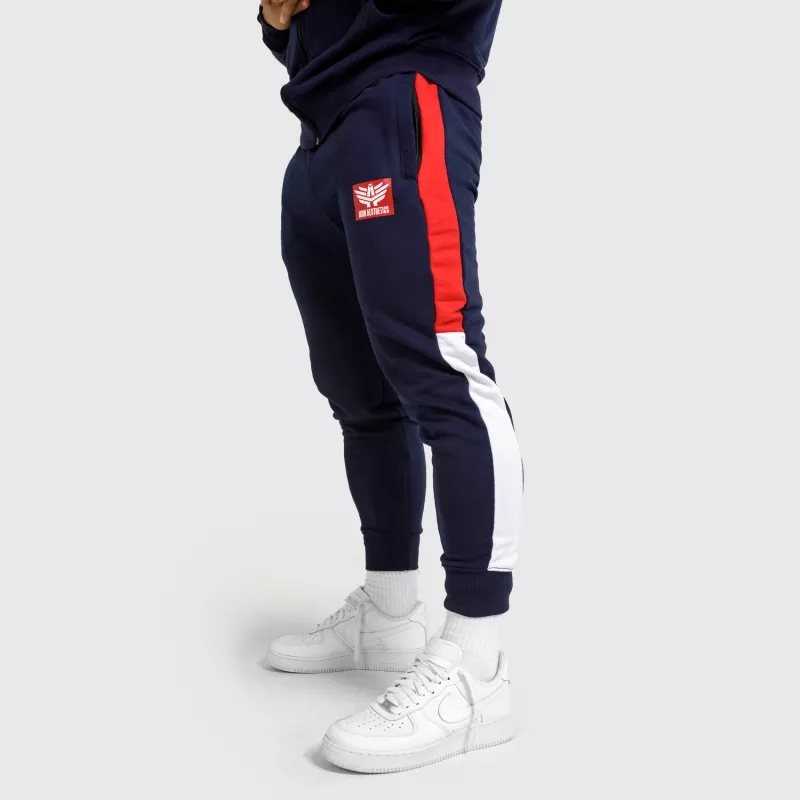 Jogger melegítőnadrág Iron Aesthetics Tricolora, navy-4