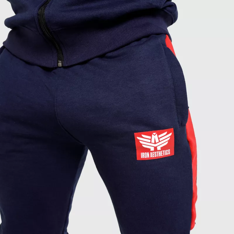 Jogger melegítőnadrág Iron Aesthetics Tricolora, navy-8