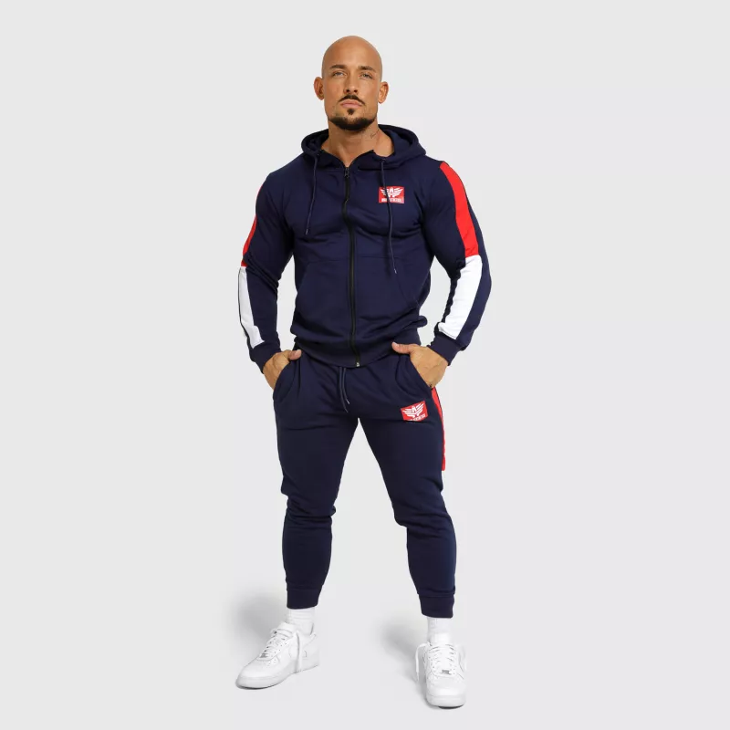 Férfi sportszett Iron Aesthetics Tricolora, navy-1