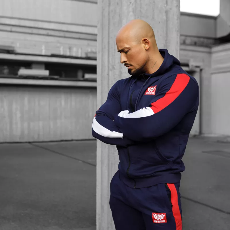 Férfi sportszett Iron Aesthetics Tricolora, navy-5