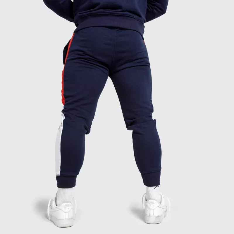 Férfi sportszett Iron Aesthetics Tricolora, navy-10