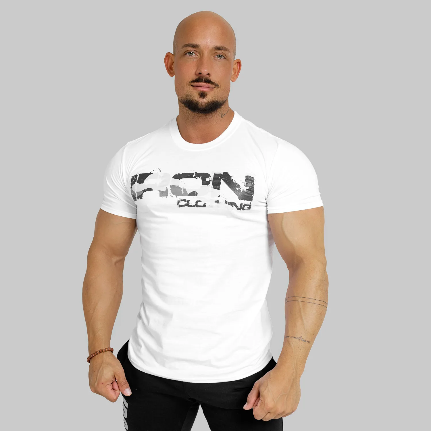 UltraSoft póló Iron Camo Style, fehér-1