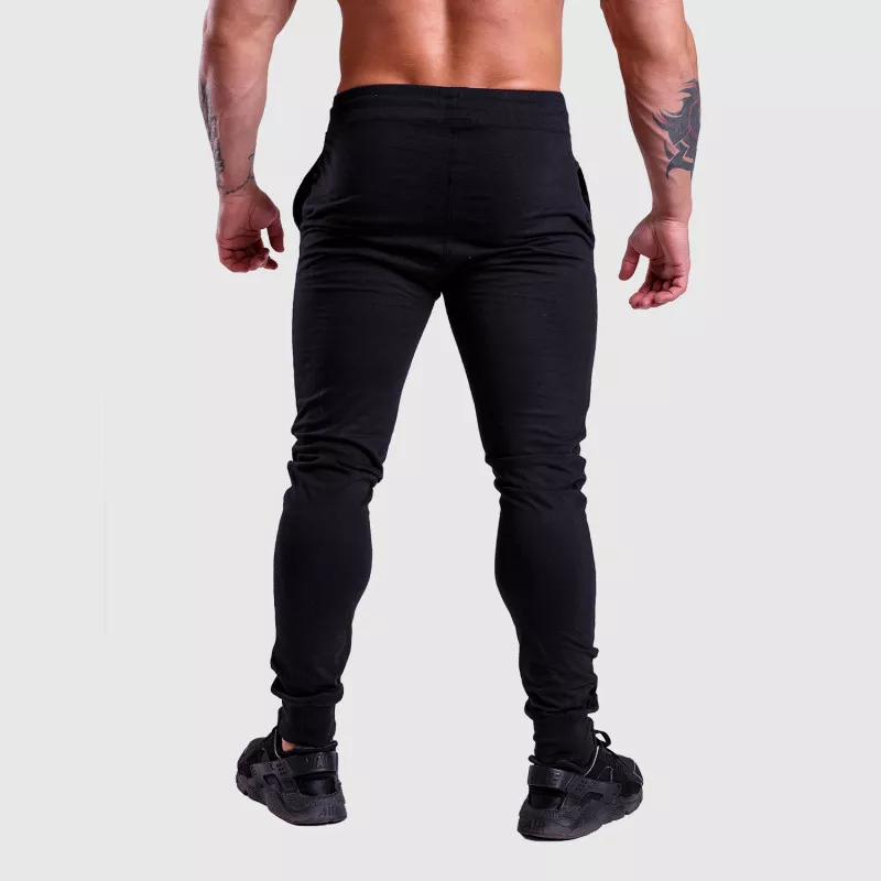 Jogger melegítő Iron Aesthetics Vertical, fekete-fehér - HIBÁS TERMÉK-4