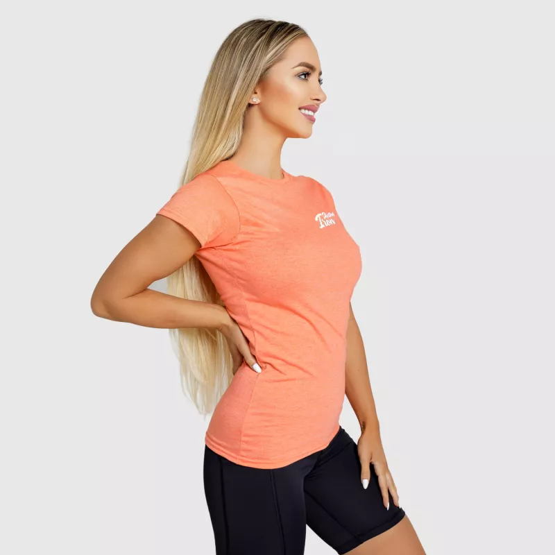 Női fitness póló Iron Aesthetics Fit, narancssárga-3