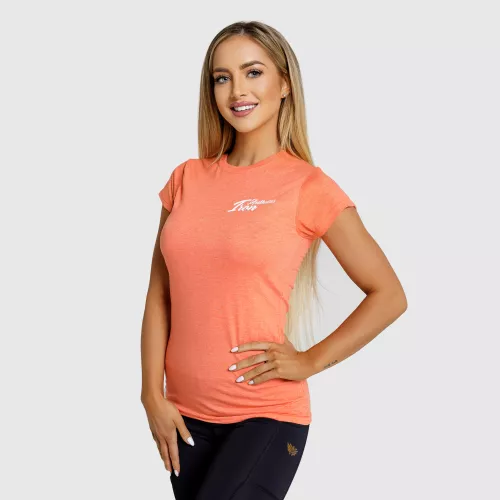 Női fitness póló Iron Aesthetics Fit, narancssárga