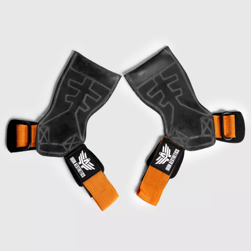 Emelő gurtni Versa Grips Iron Aesthetics, fekete-4