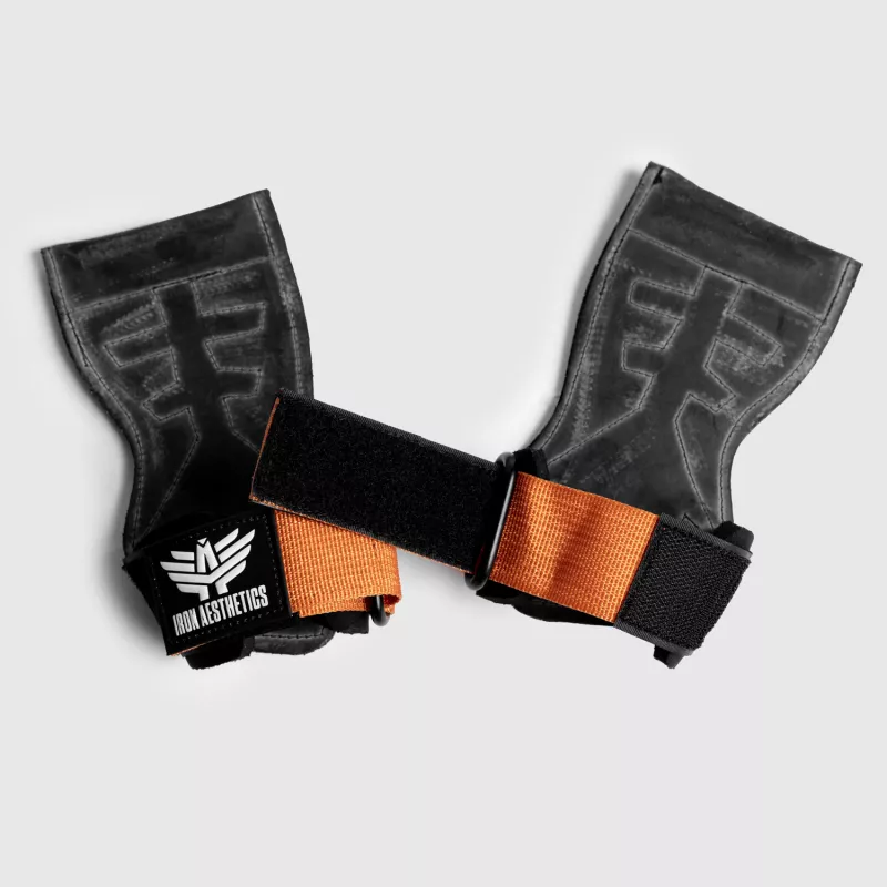 Emelő gurtni Versa Grips Iron Aesthetics, fekete-5