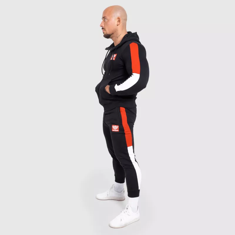 Jogger melegítőnadrág Iron Aesthetics Tricolora, fekete-6