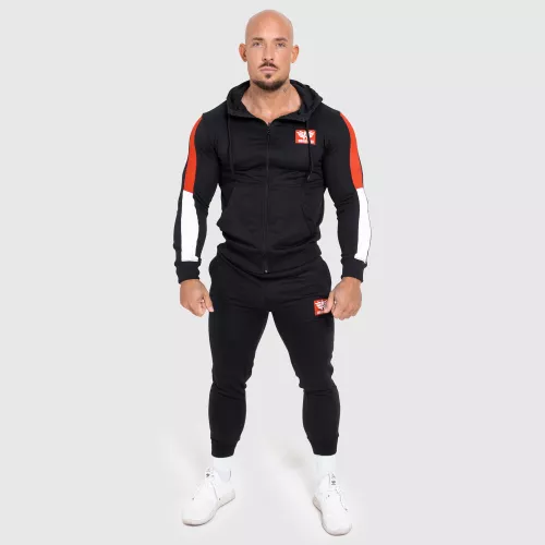 Férfi sportszett Iron Aesthetics Tricolora, fekete