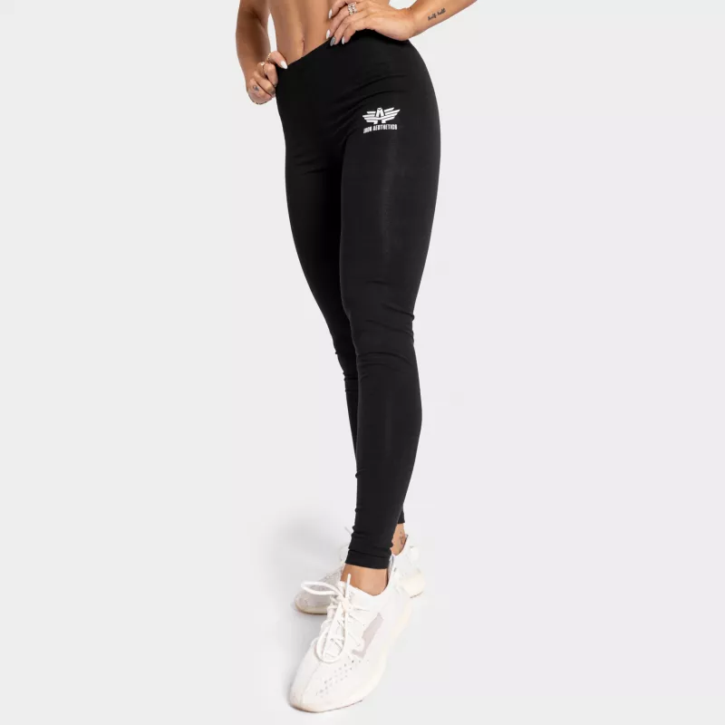 Női leggings Iron Aesthetics Original Jersey, fekete-4