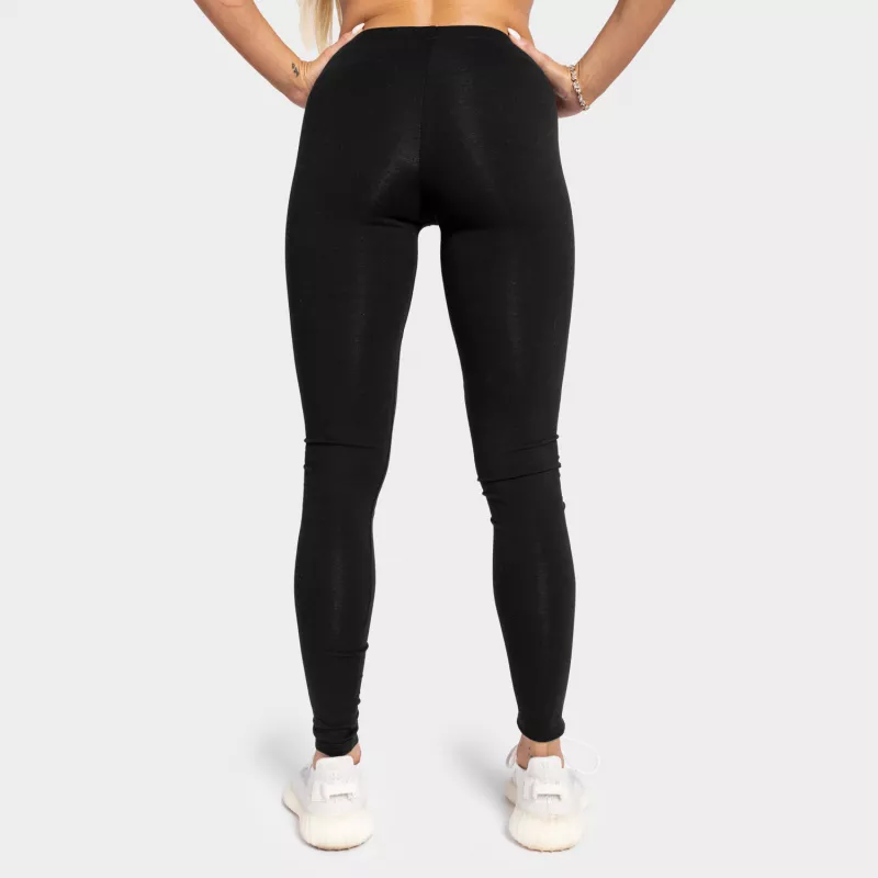 Női leggings Iron Aesthetics Original Jersey, fekete-5