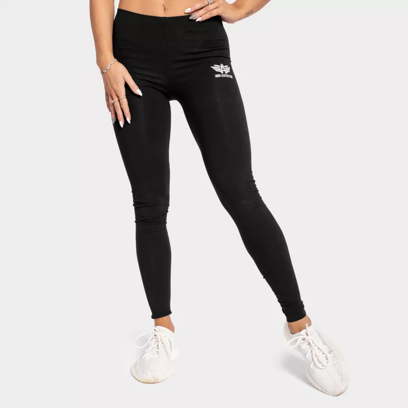 Női leggings Iron Aesthetics Original Jersey, fekete-2