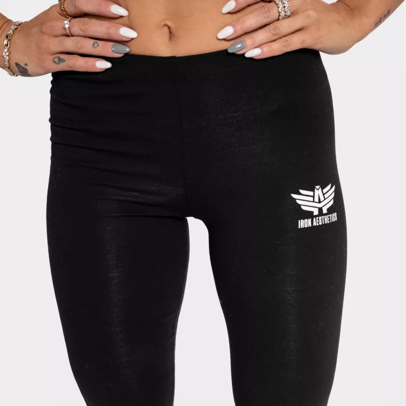 Női leggings Iron Aesthetics Original Jersey, fekete-6
