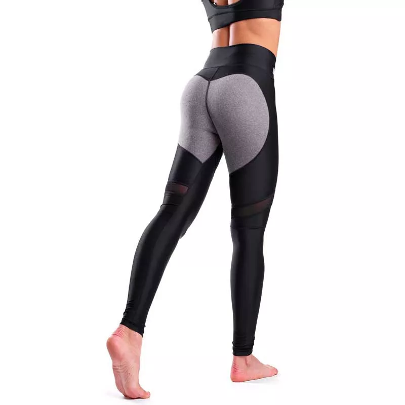 Női leggings HEART - Iron Aesthetics, fekete-3