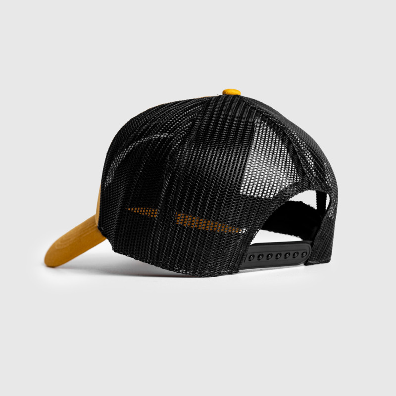 Férfi siltes sapka Iron Aesthetics Boost, mustard/black · záber 9