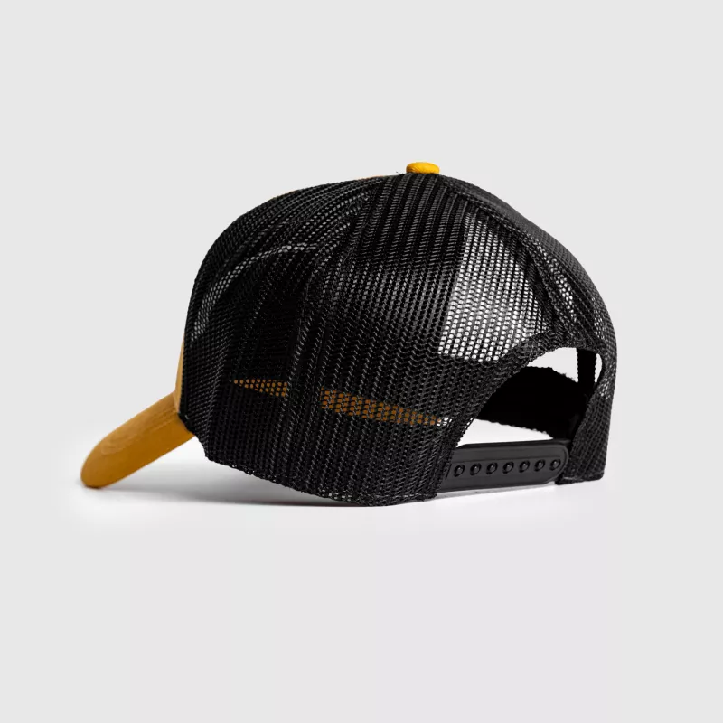 Férfi siltes sapka Iron Aesthetics Boost, mustard/black-9