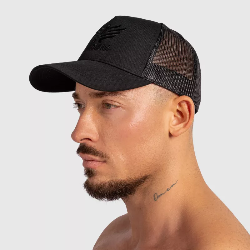 Férfi siltes sapka Iron Aesthetics Boost, black/black-3