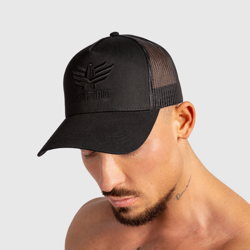 Férfi siltes sapka Iron Aesthetics Boost, black/black · záber 6