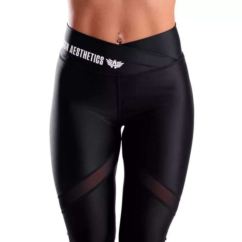 Női leggings HEART - Iron Aesthetics, fekete-5