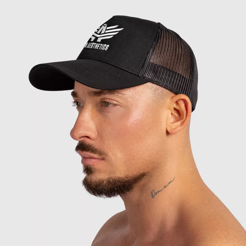 Férfi siltes sapka Iron Aesthetics Boost, black/white-2