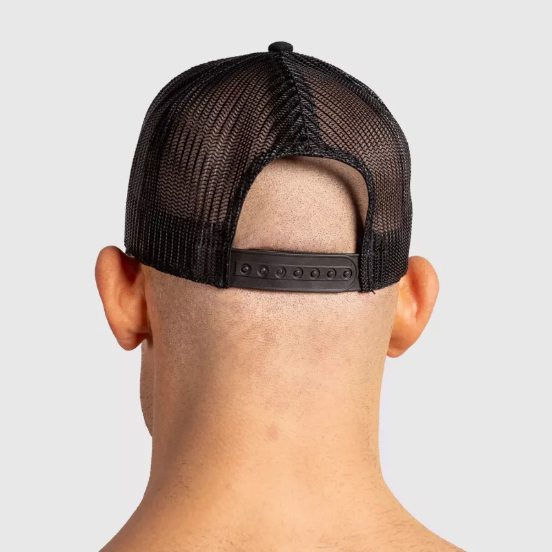 Férfi siltes sapka Iron Aesthetics Boost, black/white-3