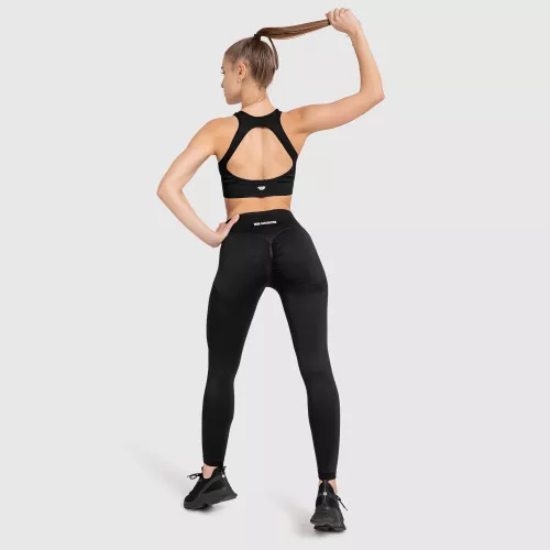 Varrás nélküli fitness szett Seamless Butt, fekete