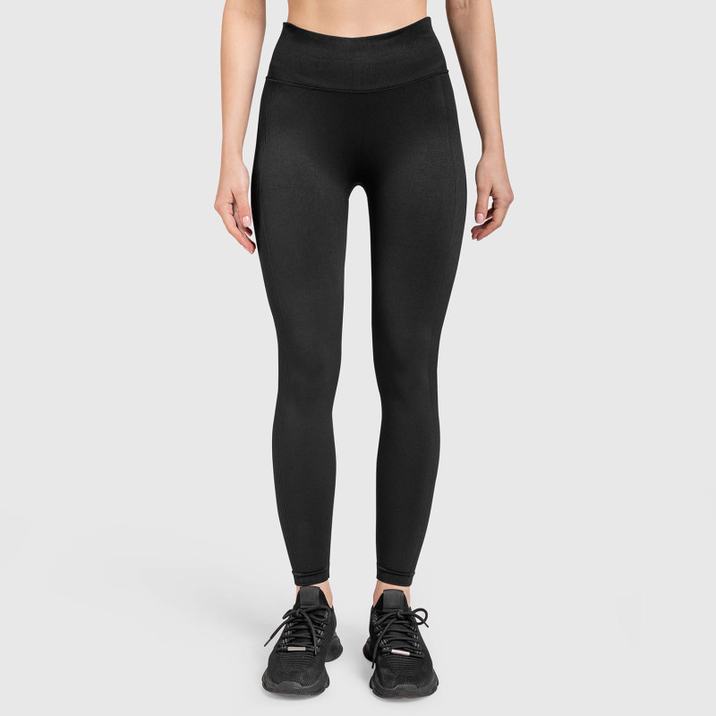 Varrás nélküli leggings Iron Aesthetics Seamless Butt, fekete · záber 6