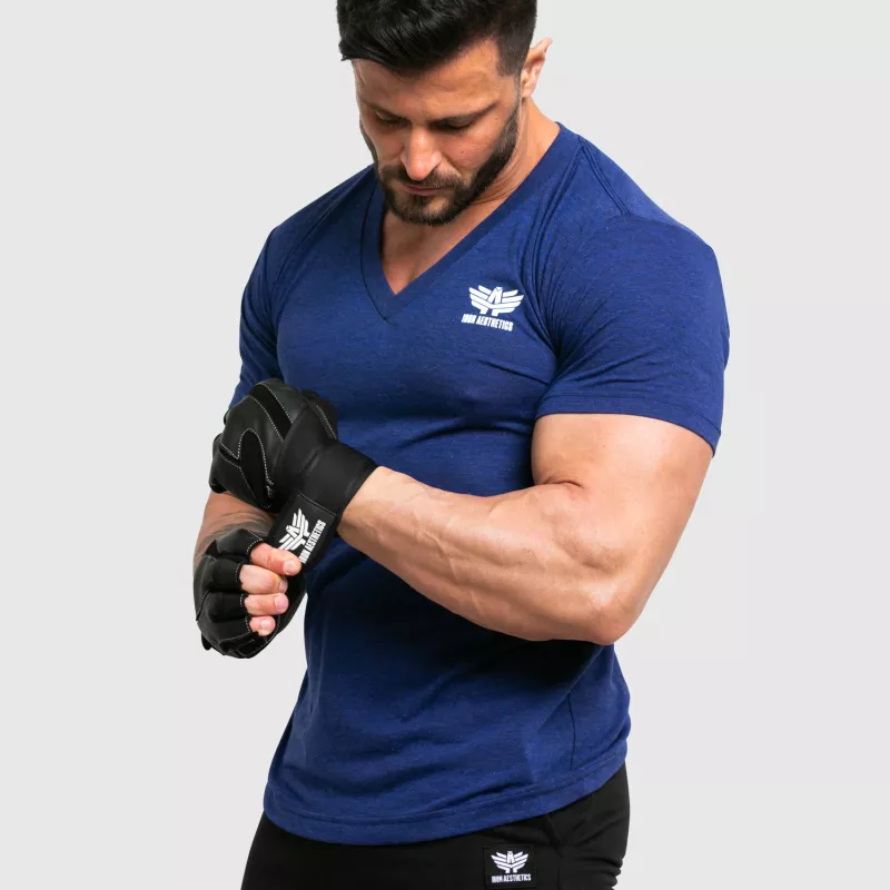 Edzőkesztyű Iron Aesthetics Leather Lift, fekete-7