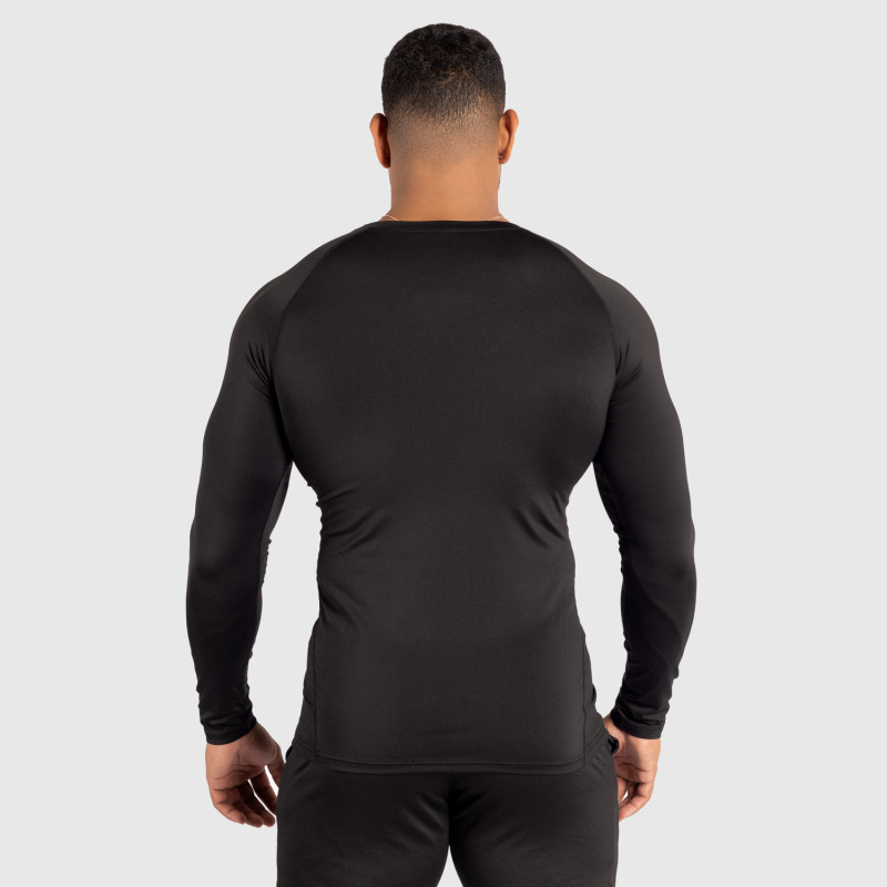 Funkcionális hosszú ujjú póló Iron Aesthetics Reflective, fekete · záber 9