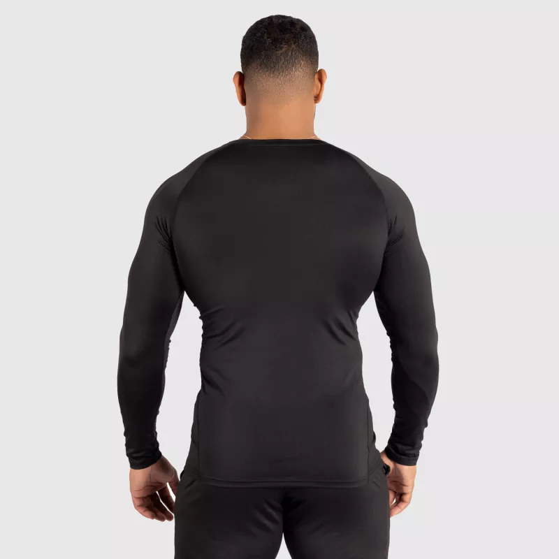 Funkcionális hosszú ujjú póló Iron Aesthetics Reflective, fekete-9
