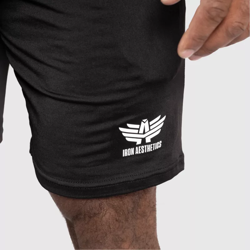 Funkcionális short Iron Aesthetics Reflective, fekete-9