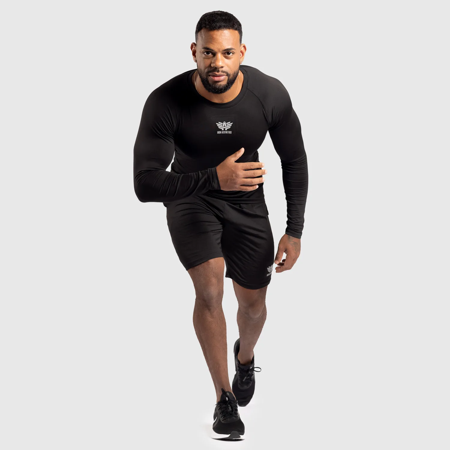 Funkcionális szett Iron Aesthetics Reflective, fekete-1