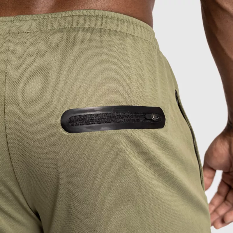 Funkcionális short Iron Aesthetics Stretch 2in1, zöld-11
