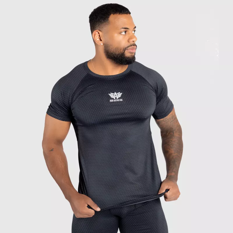 Funkcionális póló Iron Aesthetics Evolution, fekete-4