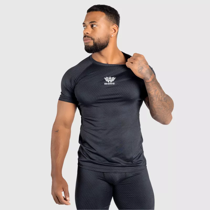 Funkcionális póló Iron Aesthetics Evolution, fekete-6