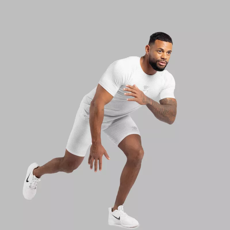 Funkcionális rövidnadrág Iron Aesthetics Evolution, fehér-6