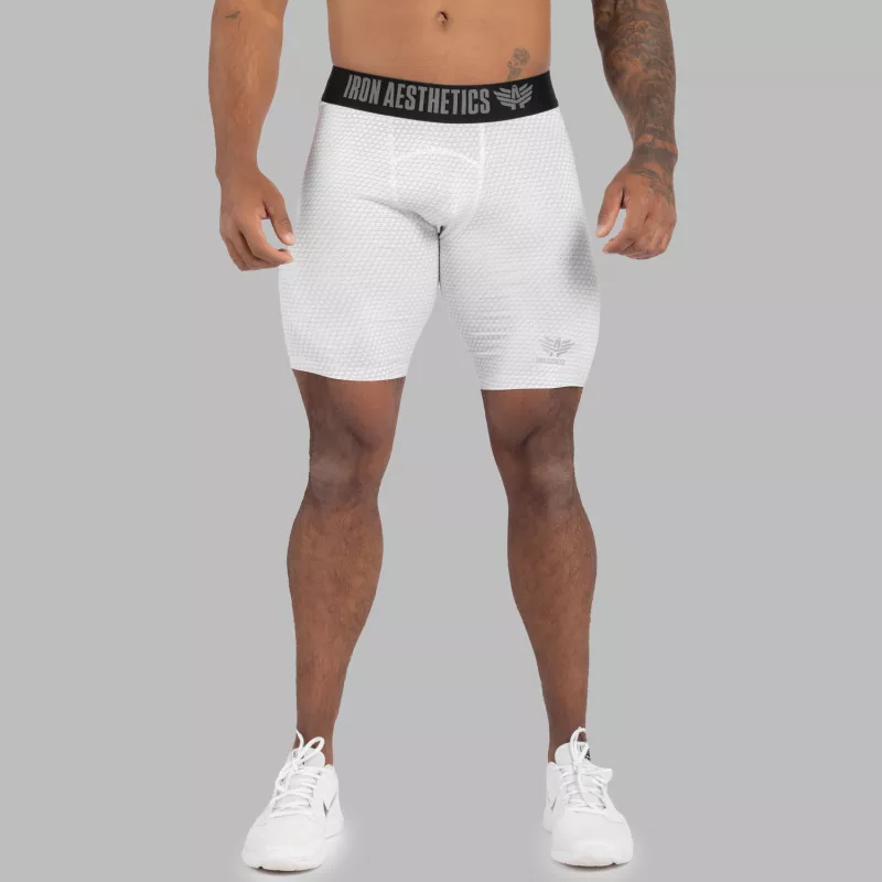 Funkcionális rövidnadrág Iron Aesthetics Evolution, fehér-1