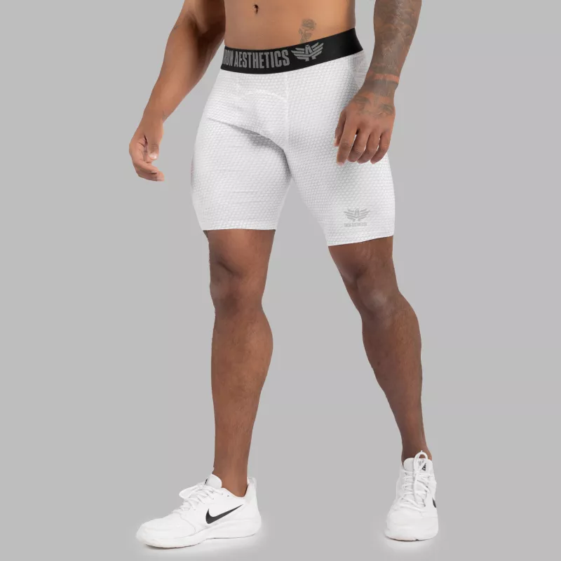 Funkcionális rövidnadrág Iron Aesthetics Evolution, fehér-3